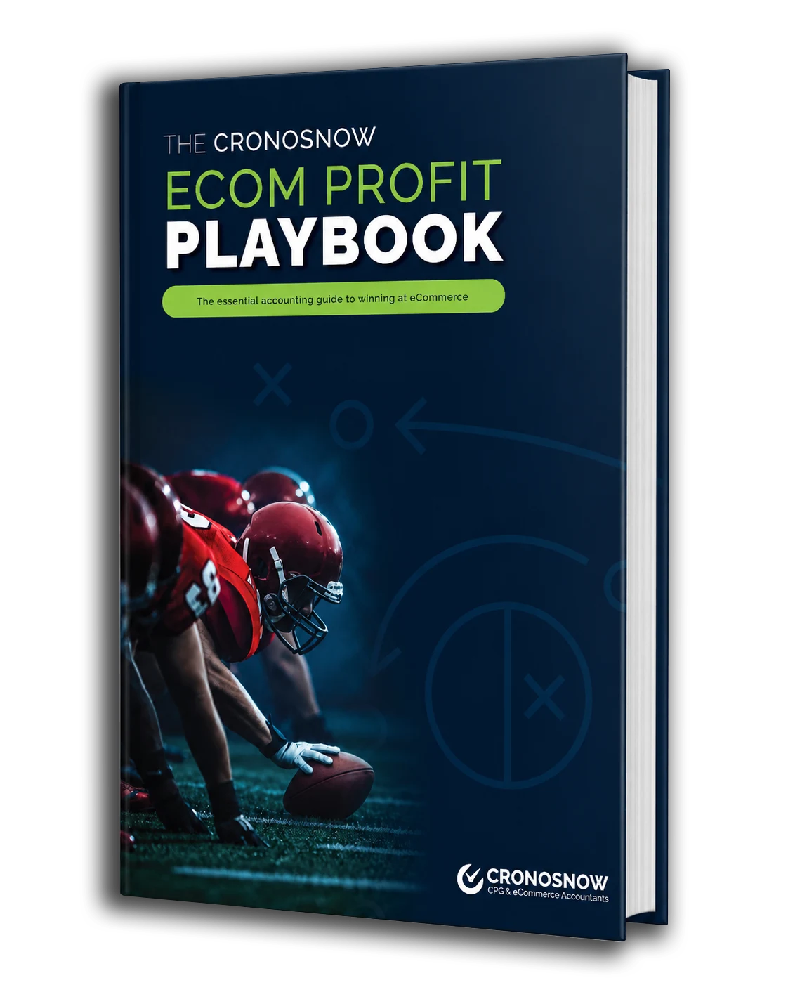The eCom Profit Playbook hardcover book.